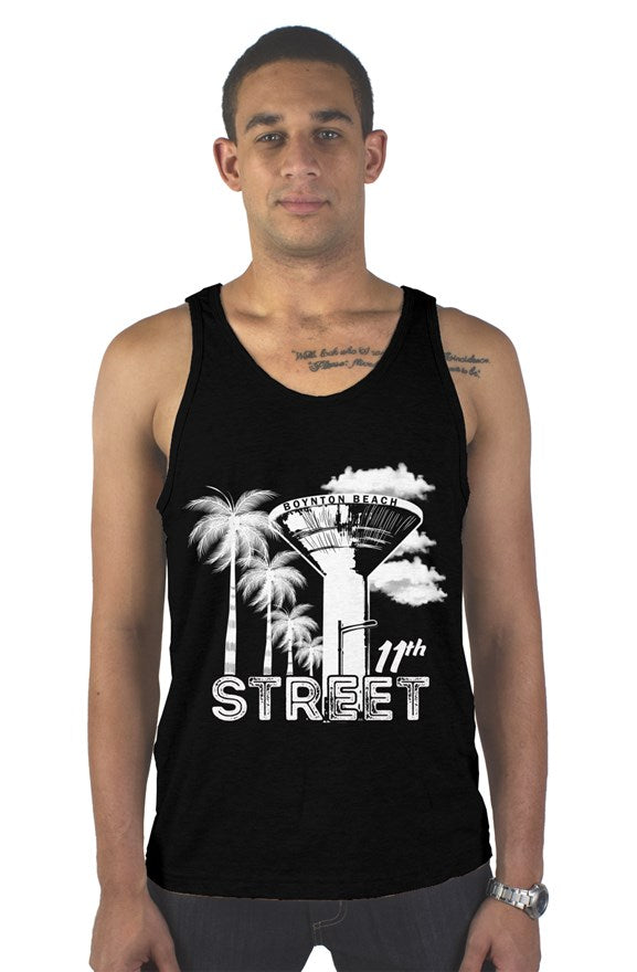 11th street tank top (black)