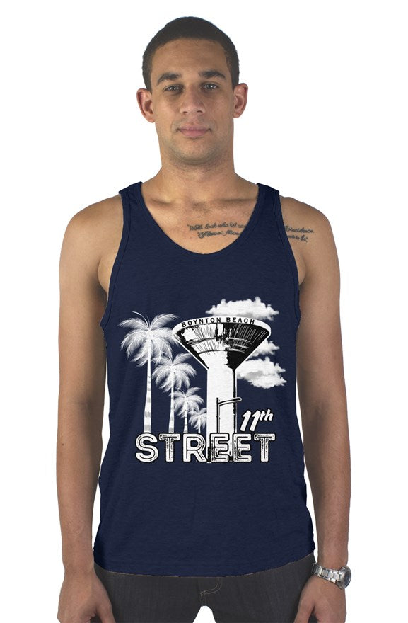 11th street tank top ( navy)
