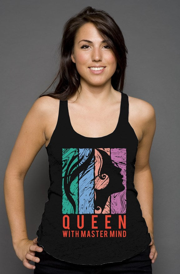 racerback tank master mind black 