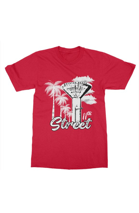 gildan mens t shirt11th street red