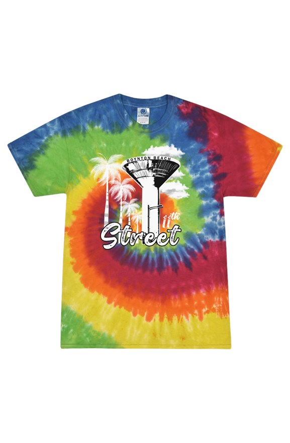 Tie Dye Moondance Adult Tee 11th street 